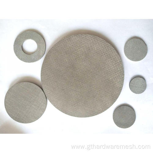 stainless steel bronze porous filter discs